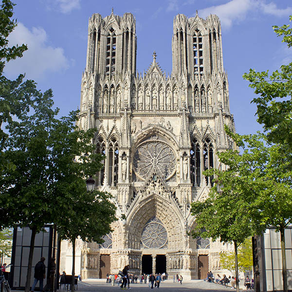 Cathédrale Notre-Dame de Reims. © Carmen Moya - Office du Tourisme du Grand Reims Cathédrale Notre-Dame de Reims